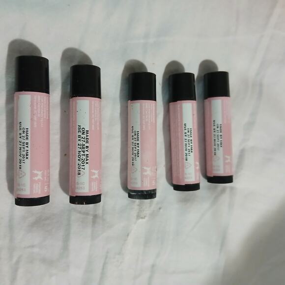 set of 5 LUSH SUNKISSED lip tint hand-created by MAX 2017 RARE lip tint - Picture 5 of 5
